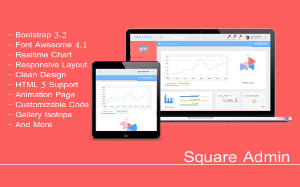 Square â€“ Admin Template 1.0.0