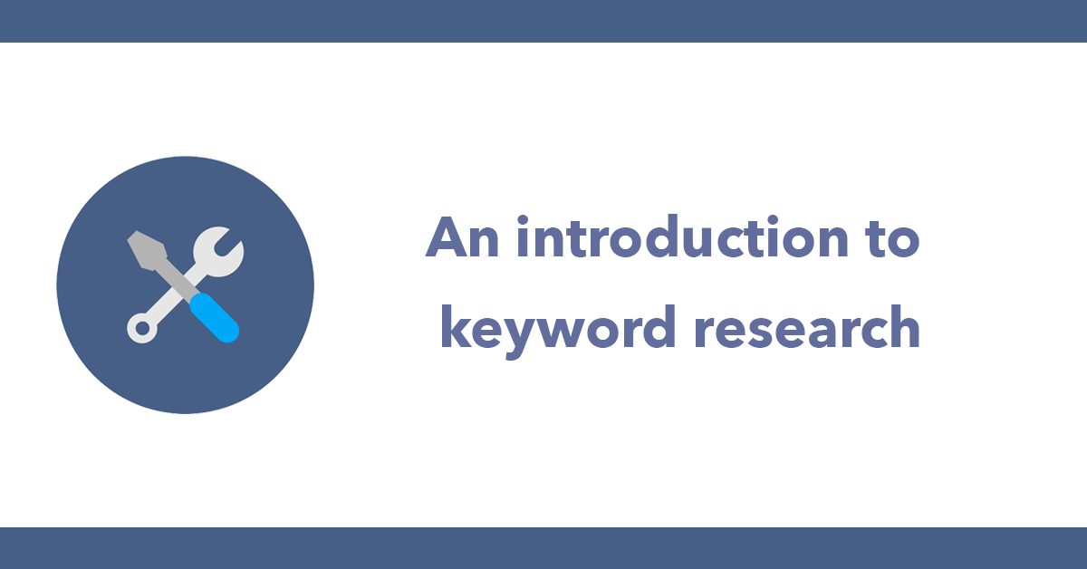 An introduction to keyword research