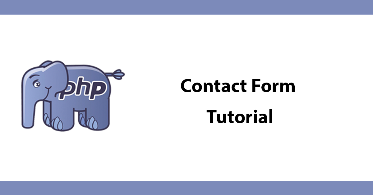 Contact Form Tutorial