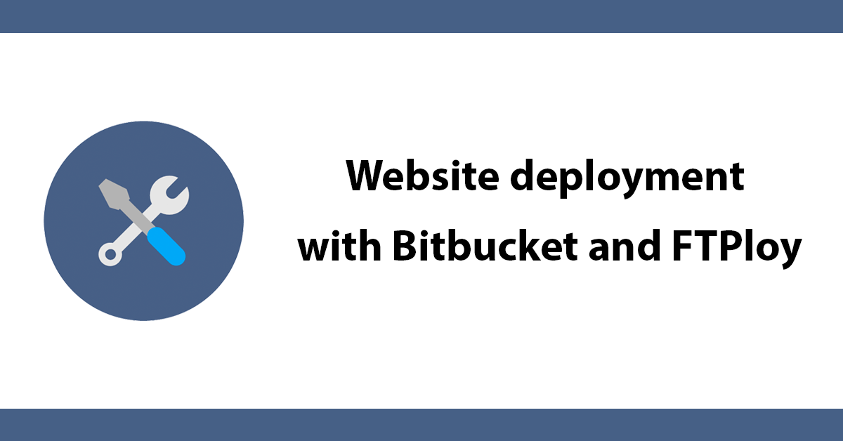 Website deployment with Bitbucket and FTPloy