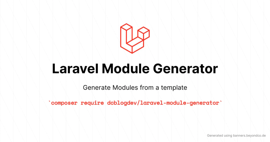 New Laravel Package: Laravel Module Generator