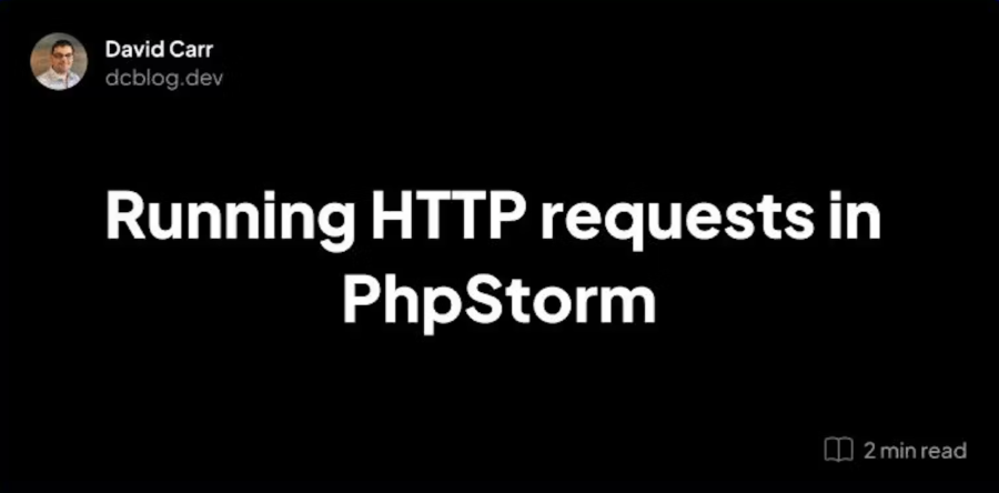 Running HTTP requests in PhpStorm
